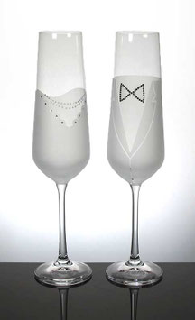 CHAMPAGNERGLAS WEDDING SET 200 ML