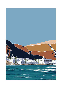 ISLETA DEL MORO AL ATARDECER.