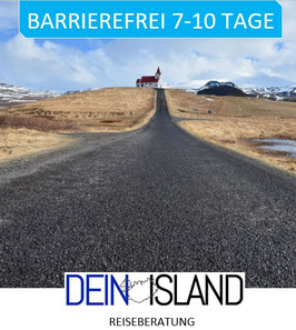 Routenpaket "Island Barrierefrei" - 7 bis 10-tägige Island Rundreise