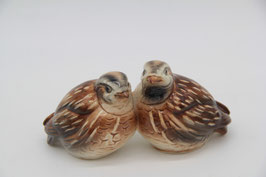 Vintage Goebel Partridge Paar Wachteln Vögel Porzellan 1977 38-347-07