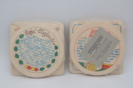 12er Set DDR Haushaltsuntersetzer Pappuntersetzer Rezepte VEB OVP
