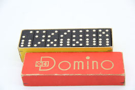 DDR DOMINO Holz Reisespiel vollständig Vero 28 Teile Steine