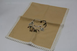 Spezitex DDR Weihnachten Tischläufer Weihnachtstischläufer beige Spitze 30x80cm