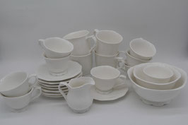 Chic Antique Denmark weiß Porzellan vintage Kaffeetassen Milchkännen Schüsseln