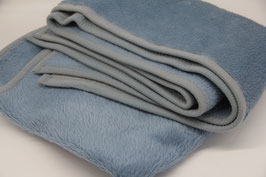 alt DDR? Wohndecke 150x185cm blau grau hellblau Wolldecke Sofadecke Mollydecke