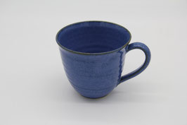 klassische Kaffeetasse Teepott blau