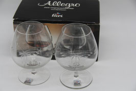 2er Set flirt Cognacschwenker mundgeblasen Allegro Handarbeit OVP