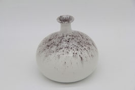 Kugelvase 70er Jahre Amphore Keramik gesprengelt beige braun