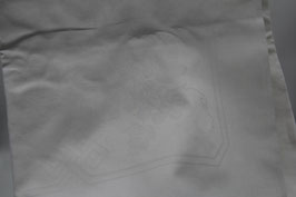 groß Damast Tischdecke weiß Weintrauben Weinranken Monogramm 120x150cm Tafeltuch