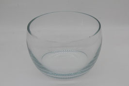 große Glasschüssel Salatschüssel Kristall Glas dickwandig