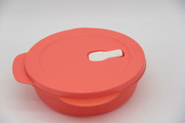 Tupperware CrystalWave Mikrowellenbehälter 900 ml helles rot