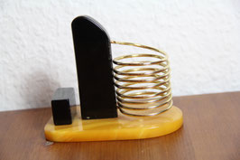 DDR Zigarettenhalter Feuerzeughalter Stiftehalter Spießhalter Art Deco Catalin