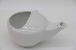 Schnabeltasse Schnabelbecher mit Henkel weiß Porzellan 200ml Trinkhilfe