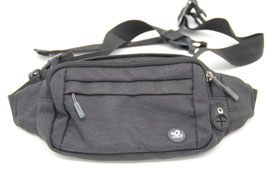 Waterfly kleine Gürteltasche schwarz Bauchtasche unisex Hüfttasche inkl. Verlängerung