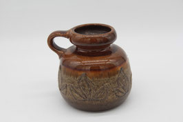 Haldensleben Vase Form 11288 braun Henkel VEB Keramische Werke DDR Keramik