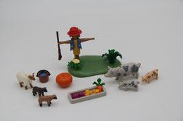 Playmobil Fleckschweine und Schafe / Transportband Sets 9832 6576