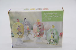 4er Set Eierwärmer "Frohe Ostern" OVP Osterhasen