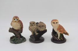 Vogelwelt Collection Steinkautz Schleiereule Dekofigur Eule