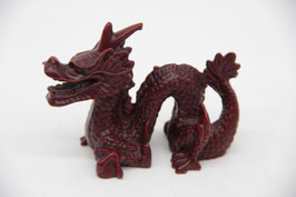 Chinesischer Glücksbringer für Wohlstand Drache Feng Shui rot Figur