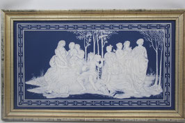 "Parnass " Villeroy & Boch Porzellan Phanolith Relief limitiert Wandbild Platte