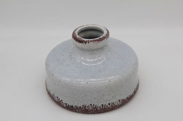 große Krakelee Blumenvase Keramik Countryfield grau braun
