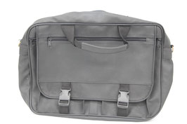 groß schwarze Umhängetasche Laptoptasche Aktentasche Unitasche unisex Kunstleder