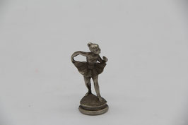 Miniatur Figur Setzkastenfigur Metall Ballerina Tänzerin