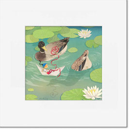 Illustration - La mare aux canards