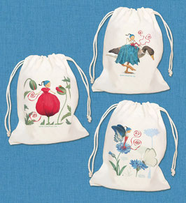 Lot de 3 pochons