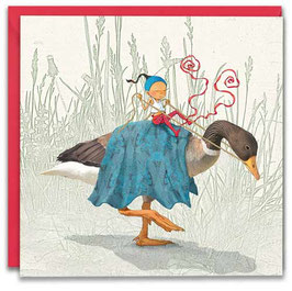 Carte postale - Hue canard !