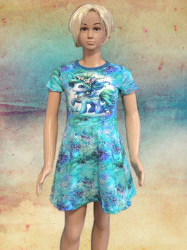 Kleid Gr. 122 Meereseinhorn