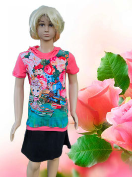 Handmade Mädchen Tshirt Größe und Stoffe wählbar mitwachsend