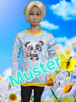 Handmade Mädchen Pullover mit Bügelbild wählbar