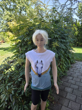 Tshirt Gr. 128 Pferdekopf