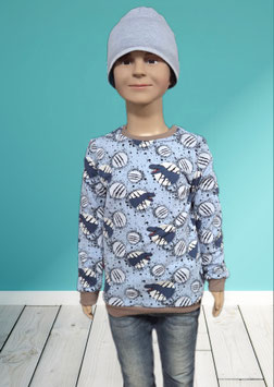 Handmade Pullover Gr. 110 Dinosaurier