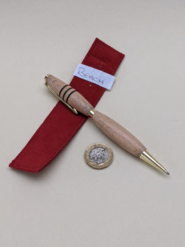 194. Covetable hand-turned wooden pen in Beech.