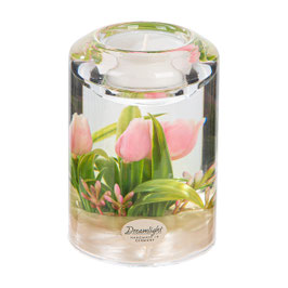 Dreamlight Teelichthalter "Tulip Pink" rosa