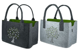 Tasche Filz Baummotiv