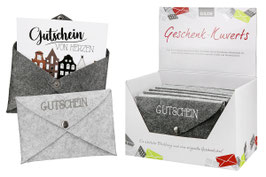 Geschenkkuvert aus Filz