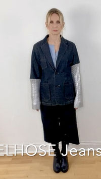 JEANSBLAZER Silver Sleeves *L*