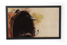 Kunstdruck mit Holzrahmen