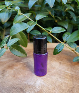 Paars Roll on glazen flesje, 3  ml