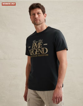 PME T-Shirt  PTSS2604596-5282 T-Shirt aus Jersey mit großem Artwork