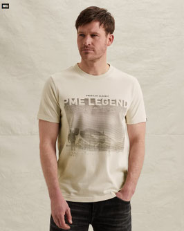 PME T-Shirt PTSS2603570-7013  T-Shirt aus Jersey mit Artwork auf der Brust