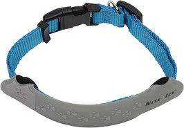 NiteDawg LED Halsband Cover Grau