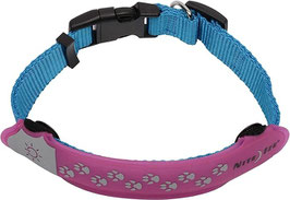 NiteDawg LED Halsband Cover Pink