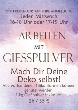 Kreativkurs - Gießpulver