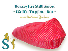 Stillkissenbezug ~Weiße Tupfen~