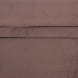 Samt/Velvet uni - mauve