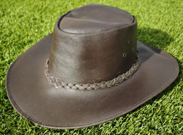 GORRO SOMBRERO AUSTRALIANO MARRÓN